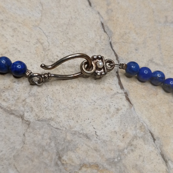 Artesian Lapis Lazuli slab stone handmade necklace - Picture 5 of 5